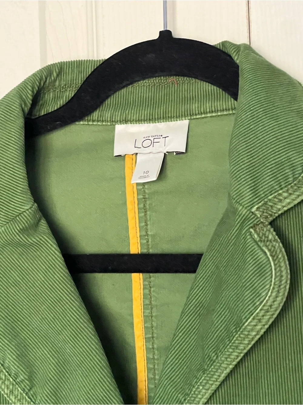 LOFT structured corduroy